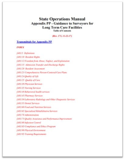 Centers for medicare and medicaid services state operations manual appendix pp highmark foundation camp hill pa county
