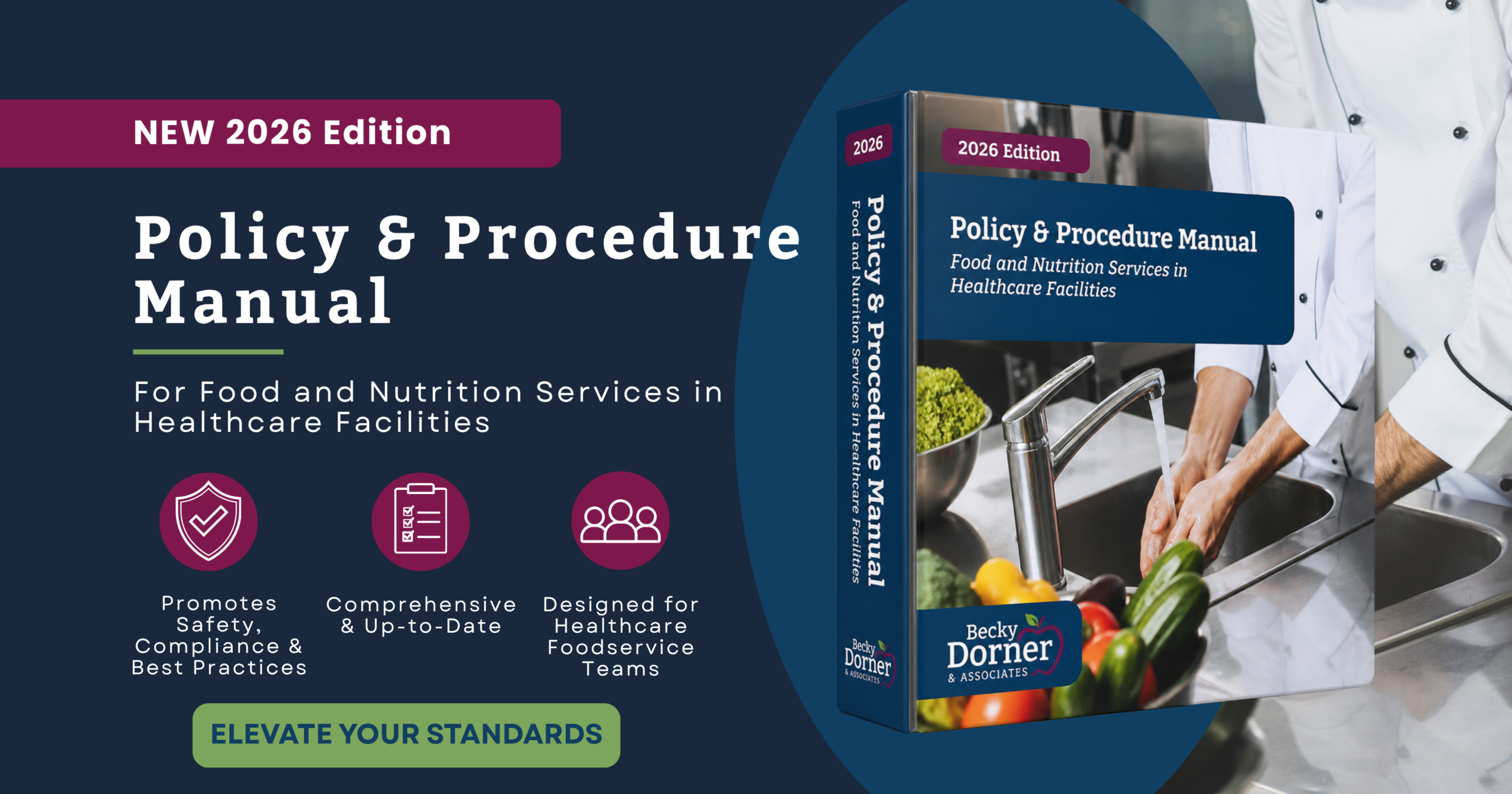 Cover and highlights for Policy &Procedure Manual